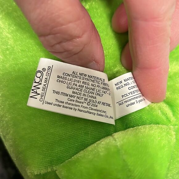 2004 Care Bear, Good Luck Bear. 15 Inch Plush. Great Colors. - Picture 11 of 11